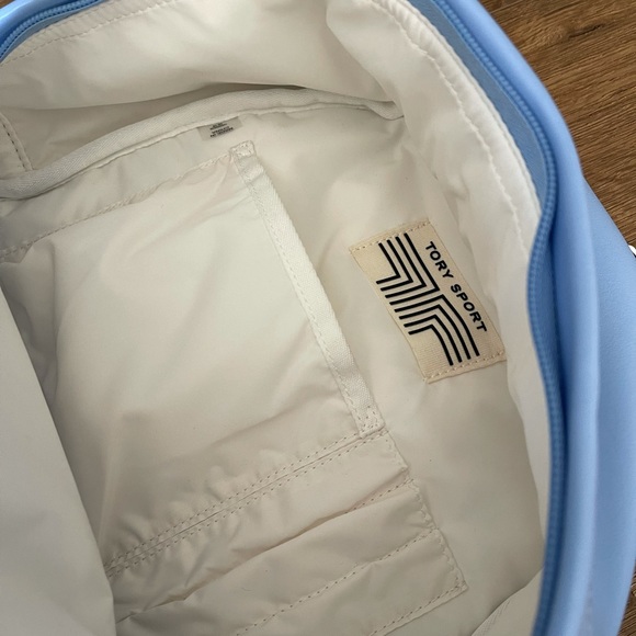 TORI BURCH-NWT Blue Nylon Medium Backpack main image 9